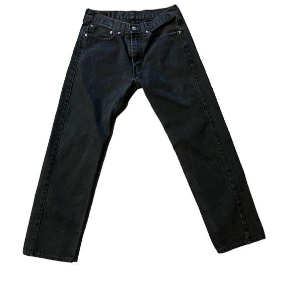 Levi’s men’s black 505 straight leg jeans - Picture 2 of 7